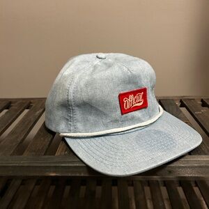 Blue and Red Vintage-Inspired Baseball Hat